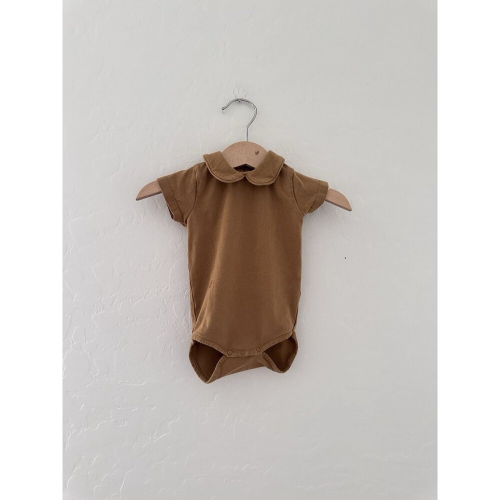 Vild House of Little Organic Cotton Baby Bodysuit Peter Pan Collar 0-3m Newborn